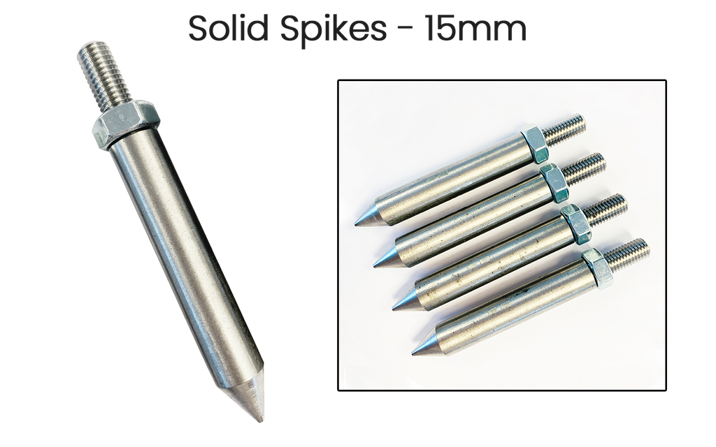 Set of 4 x 15mm Solid Tines