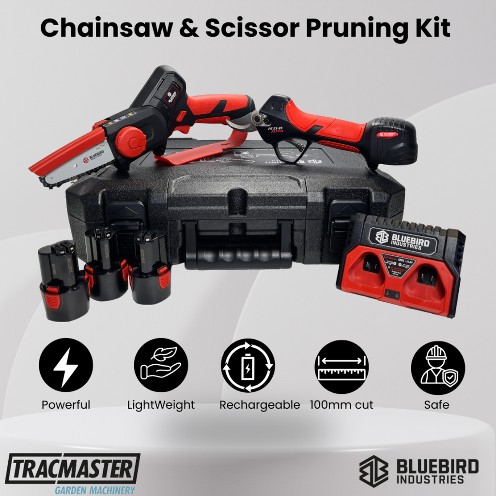 4" Tracked Wood Chipper with FREE Pruning Kit