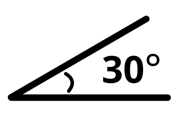 30 degree gradient icon