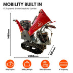 Bluebird Tracked 4" (10cm) Wood Chipper