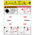 Tracmaster | Spare Parts | 80055 - Controls Sticker