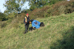 BCS 660HY Hydrostatic Bank Commander with Scythe Cutter Bar working on slope