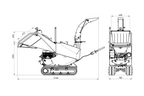 Caravaggi BT 290 Green Waste Shredder