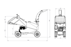 Caravaggi BT 290 Green Waste Shredder