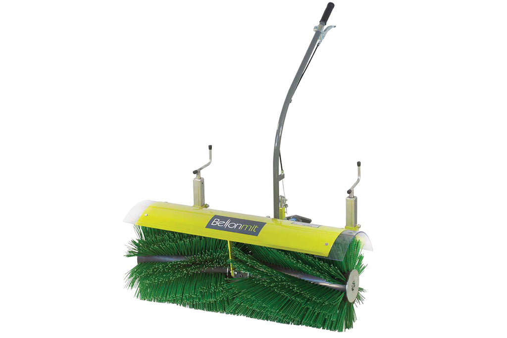 Bellon Power Brush with Optional Collector attachment for BCS Two Wheel Tractors and Power Scythes