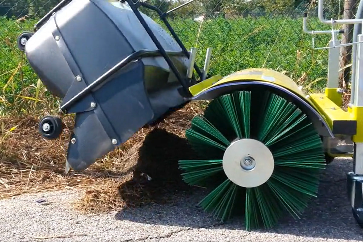 Collector for Bellon Power Brush attachment for BCS Two Wheel Tractors and Power Scythes