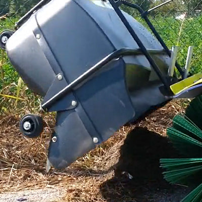Bellon Power Brush with Collector attachment for BCS Two Wheel Tractors