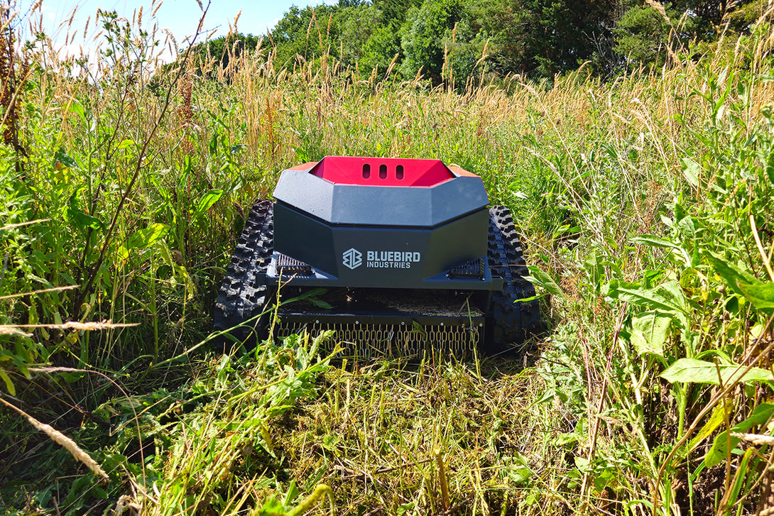 Bluebird E-FM 24-60 Mower Cutting Long Grass