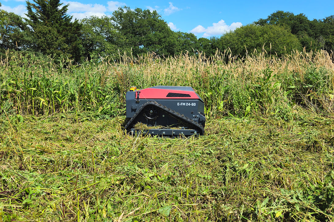 Bluebird E-FM 24-60 Mower Cutting Long Grass