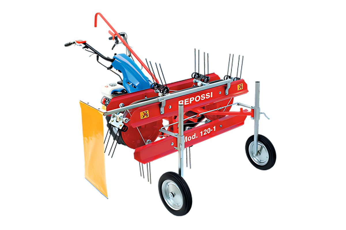 Repossi Hay Rake Attachment for BCS Two Wheel Tractors – Tracmaster Ltd