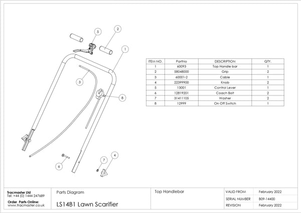 CAMON LS14B1 Parts Diagram Page 4