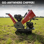 Bluebird Tracked 4" (10cm) Wood Chipper