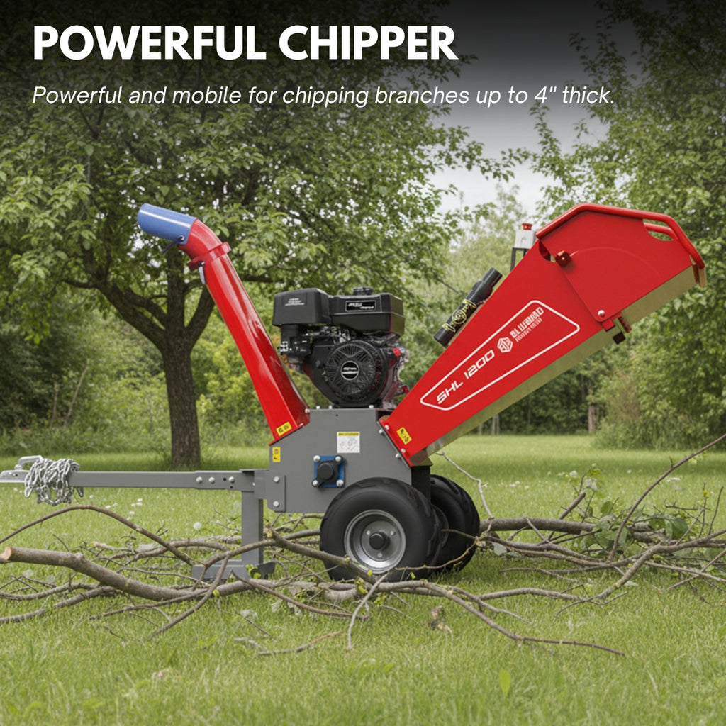 Bluebird 4" (10cm) Wood Chipper