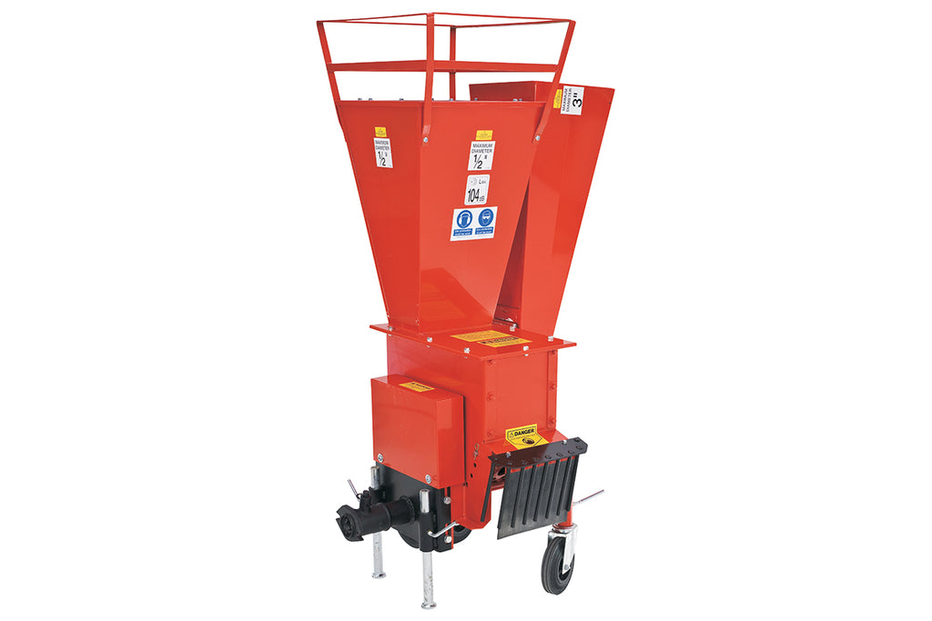 BIO 100 PTO Chipper Shredder attachment for BCS Two Wheel Tractors and Power Scythes