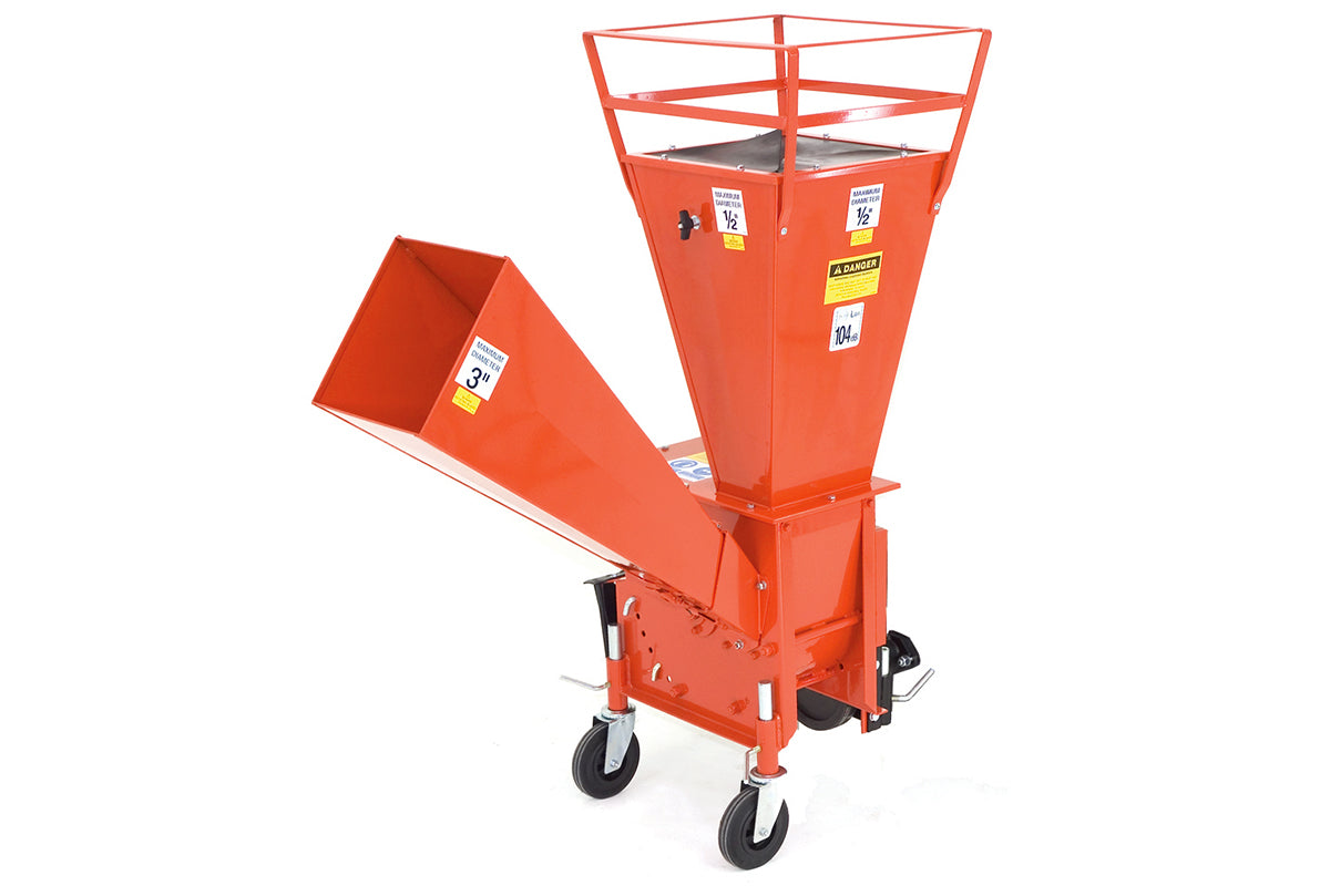 BIO 100 PTO Chipper Shredder attachment for BCS Two Wheel Tractors and Power Scythes