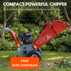Bluebird SHL 1000 3" Chipper with FREE Mini Chainsaw