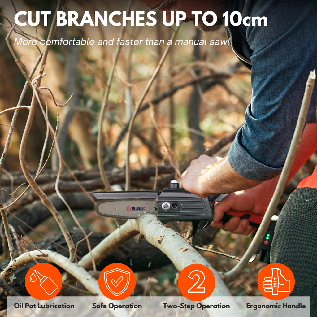 Bluebird Timber 5" Battery Chain Pruner