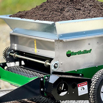Earth & Turf Top Dresser attachment for BCS Two Wheel Tractors