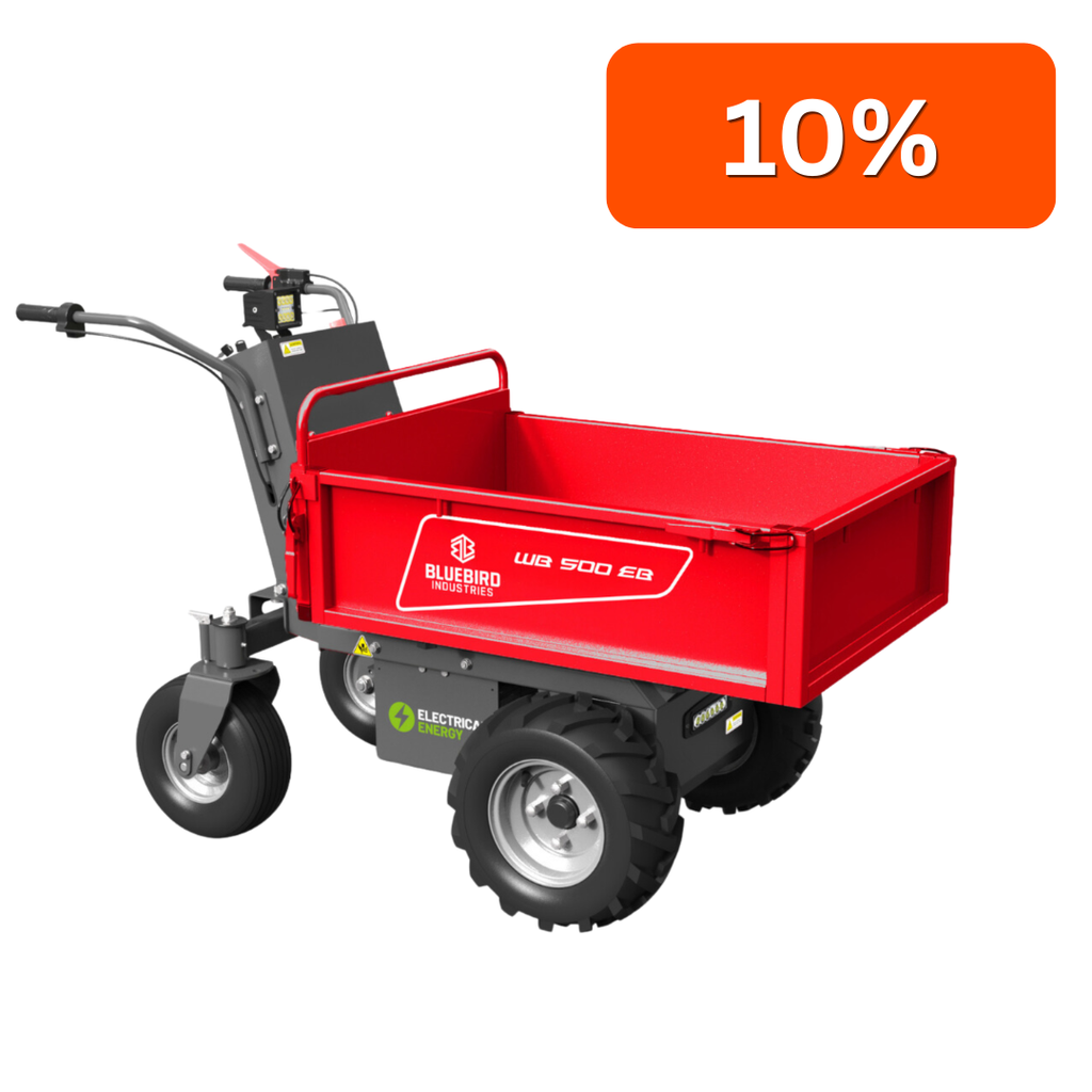 Blue Bird WB 500 EB Electric Power Barrow - Extendable Box Body