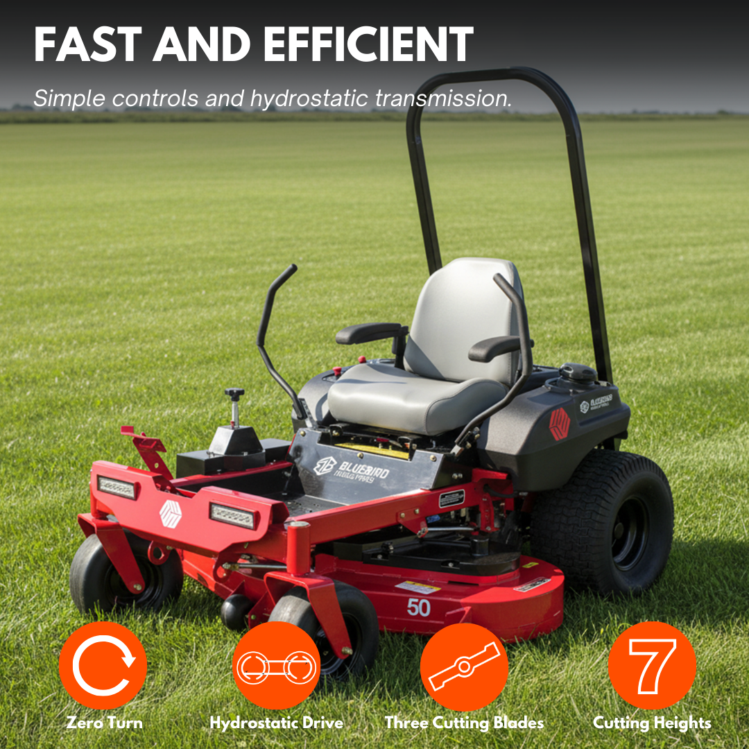 Bluebird ZTR 50 L PRO Zero Turn Mower