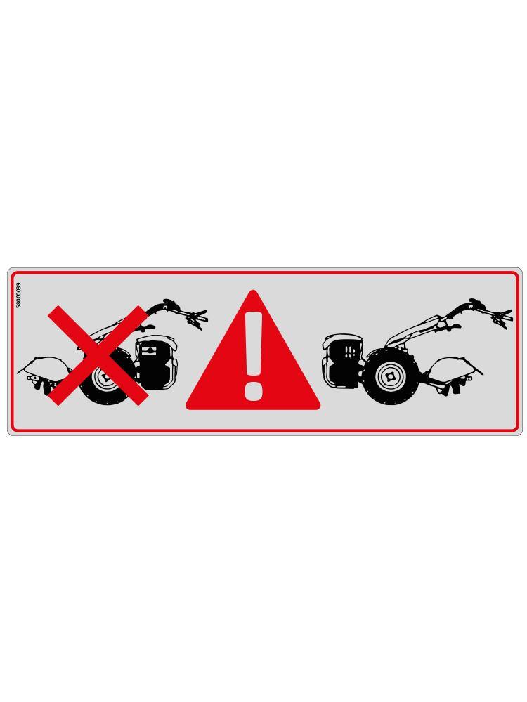 Tracmaster | Spare Parts | 580C0039 - Rear Mounted Only Sticker