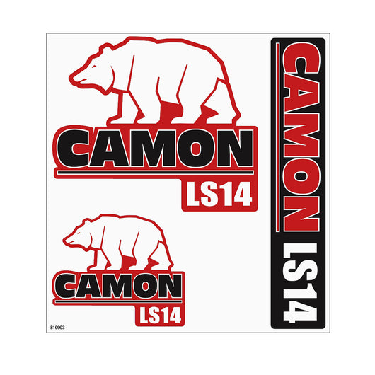 Tracmaster | Spare Parts | 810903 - CAMON Model No & Bear Sticker LS14