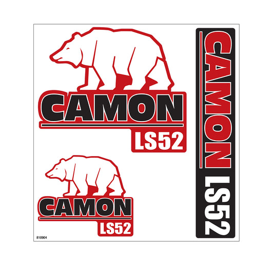 Tracmaster | Spare Parts | 810903 - CAMON Model No & Bear Sticker LS52